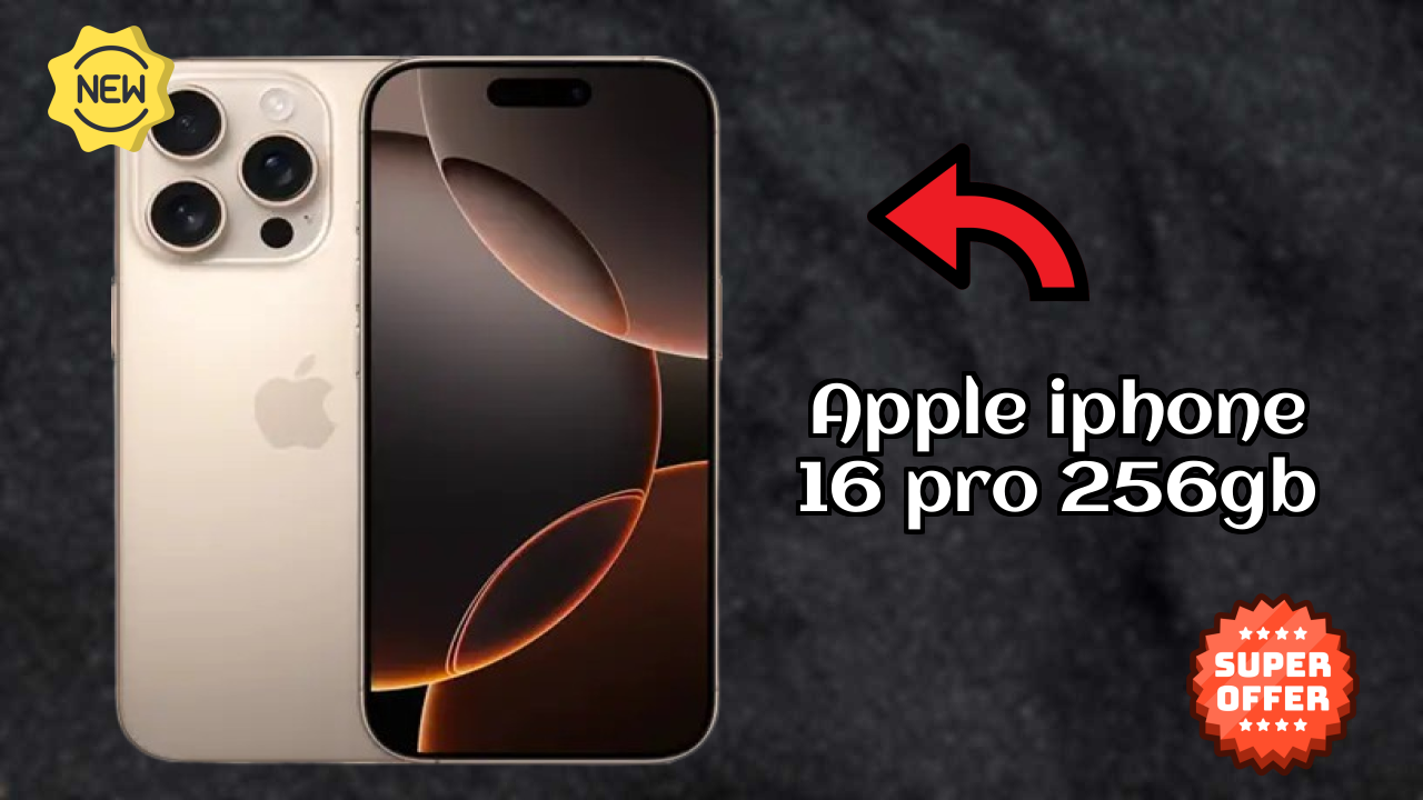 Apple IPhone 16 Pro 256GB Display Technology: 6.3 Inches (16 Cm) Screen