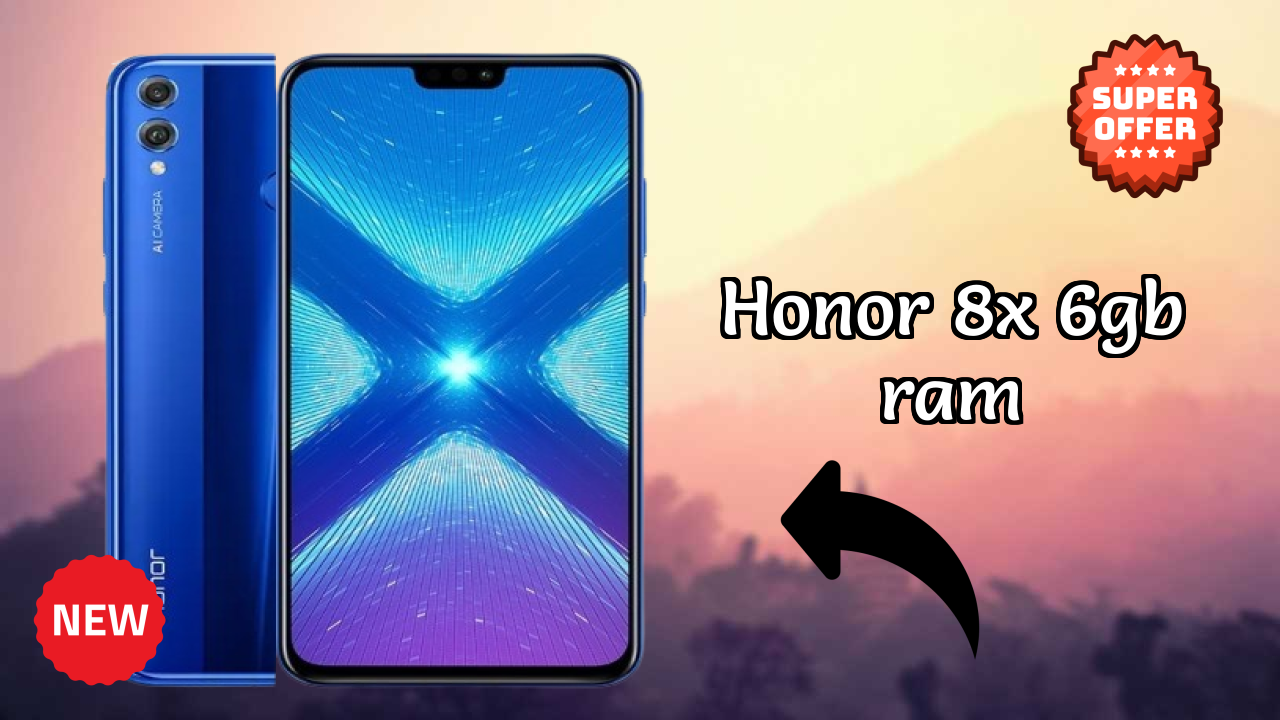 Honor 8X 6GB RAM Display Analysis: 6.5 Inches (16.51 Cm) Screen