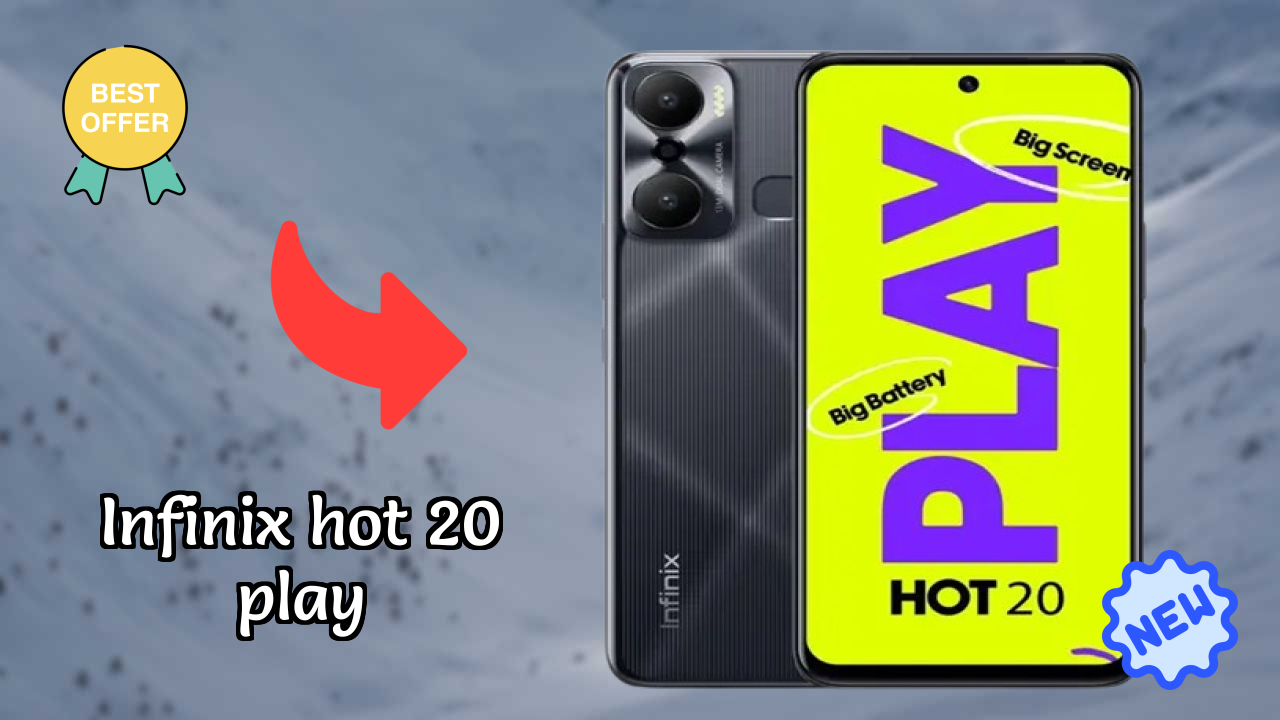 Infinix Hot 20 Play Battery Life: 6000 MAh Charging Speed