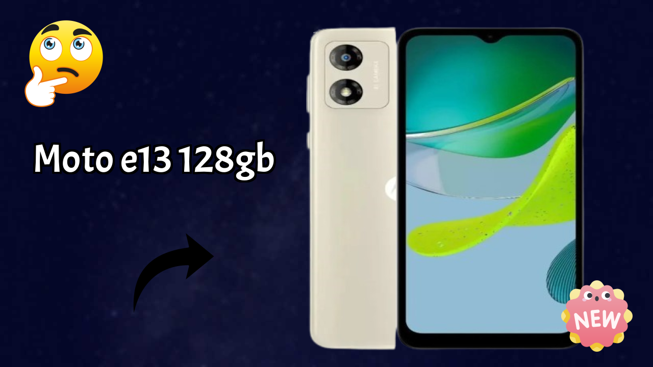 Get Moto E13 128GB at Just ₹7,999 - Limited Time Offer!