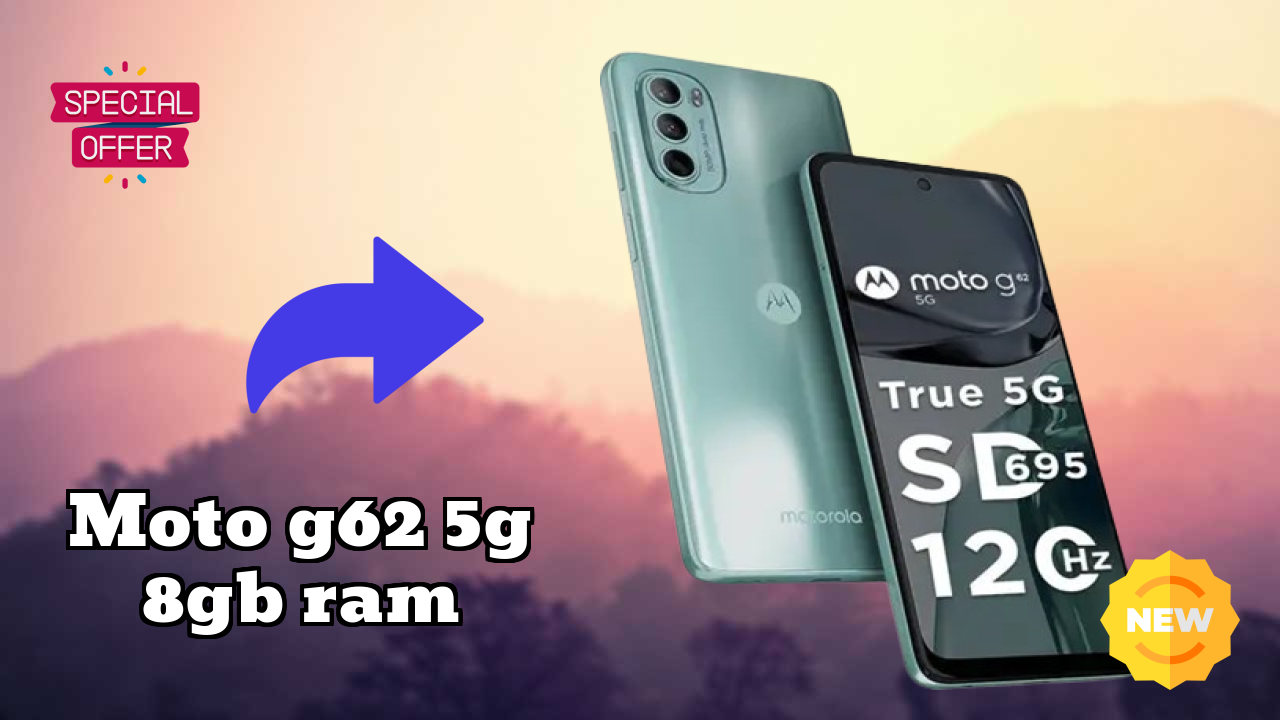 Moto G62 5G 8GB RAM Camera Quality: 50 MP + 8 MP + 2 MP Rear Camera Low Light