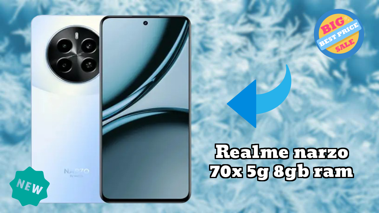 Realme Narzo 70x 5G 8GB RAM Display Review: 6.72 Inches (17.07 Cm) Screen Size