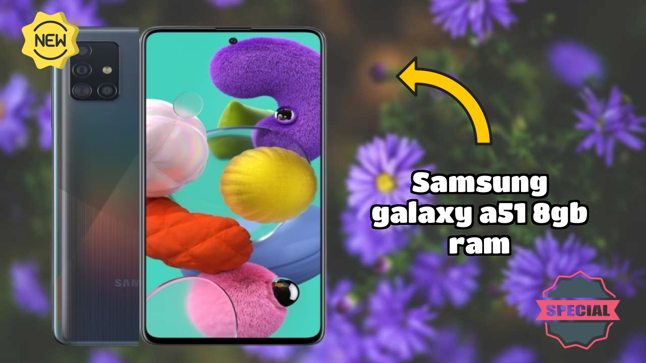 Samsung Galaxy A51 8GB RAM Performance: 8 GB RAM Multitasking