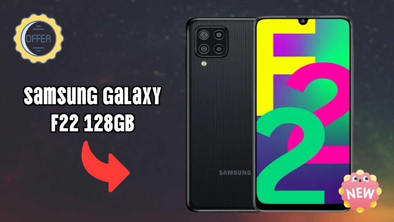 Samsung Galaxy F22 128GB Display Size: 6.4 Inches (16.26 Cm) Screen Quality