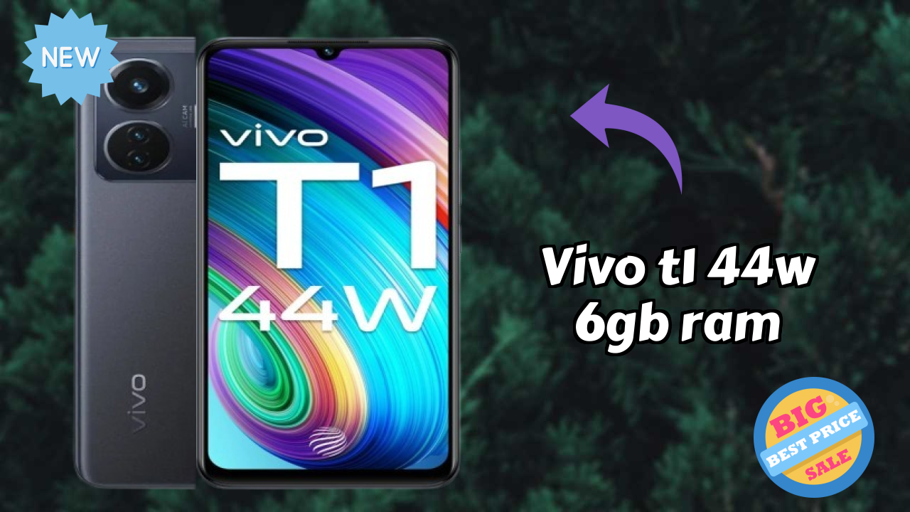 Vivo T1 44W 6GB RAM at ₹15,999 - Complete Specifications