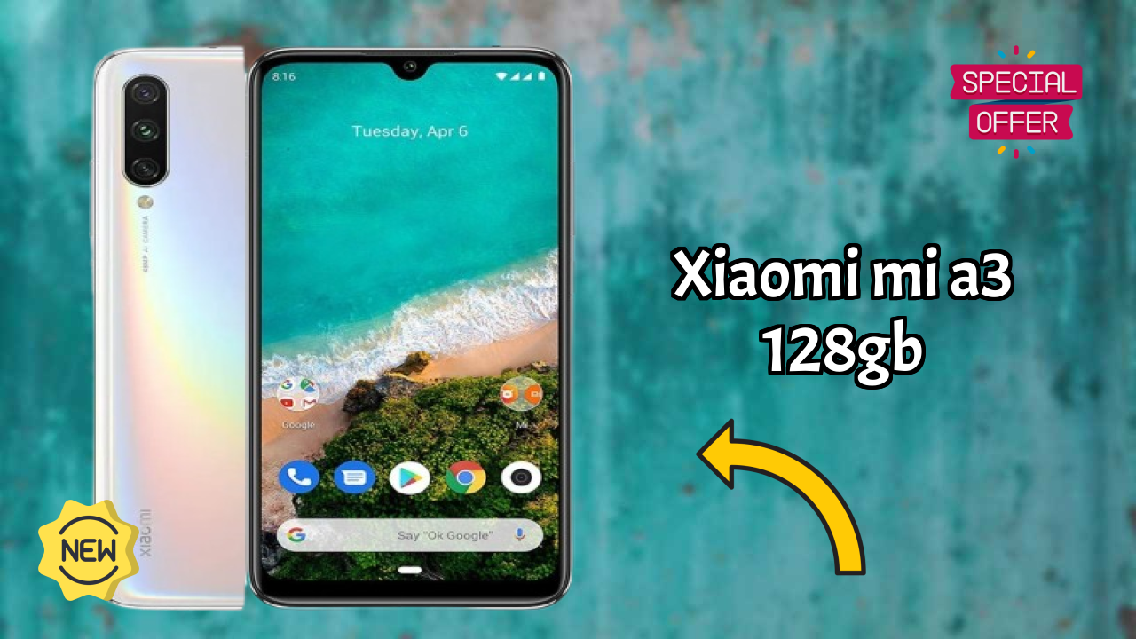 Xiaomi Mi A3 128GB Display Size: 6.08 Inches (15.44 Cm) Screen Quality